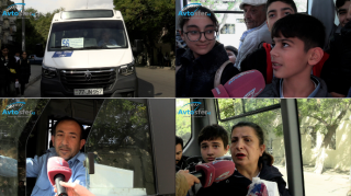 Bakıda yeni marşrut xətti açılıb: Sərnişinlər rahat avtobuslara qovuşdu - VİDEO   