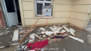 Bakıda obyektdə partlayış baş verib, 1 nəfər xəsarət alıb - VİDEO 