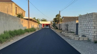 Beyləqanda yol infrastrukturunun yenilənməsi davam edir - FOTO