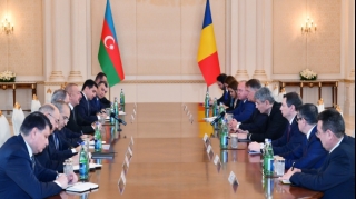 Azərbaycan və Rumıniya prezidentlərinin geniş tərkibdə görüşü oldu