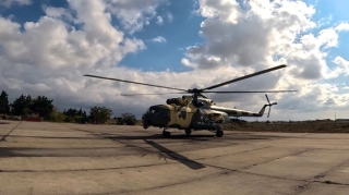 Azərbaycanın hərbi helikopterləri havaya qalxdı - VİDEO 