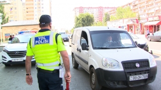 Xırdalanda yol polisləri ictimai nəqliyyatda profilaktik tədbir aparılıb  - FOTO - VİDEO