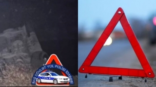 Dumanlı hava ahıl sürücünün həyatına son qoydu - VİDEO