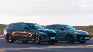 Lamborghini Urus сразился в дрэге с Lister Stealth  - ВИДЕО