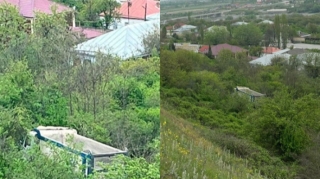 Quba-Qusar yolunda “KamAZ” yoldan çıxaraq yaşayış sahəsinə düşdü   - FOTO