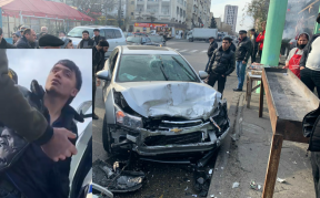 Yasamalda sürücü ağır qəza törətdi   - VİDEO