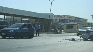 Bakıda ara məsafəsini gözləməyən sürücü qəza törətdi - FOTO 