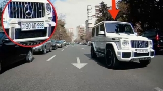 В Баку работник известной компании грубо нарушил правила дорожного движения   - ВИДЕО