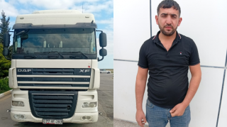 "KamAZ"la şou göstərən sürücü yol polisi tərəfindən CƏZALANDIRILDI - VİDEO 