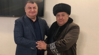 Dünya Axıska Türkləri Birliyinin rəhbəri Azərbaycanda səfərdə olub - FOTOLAR 