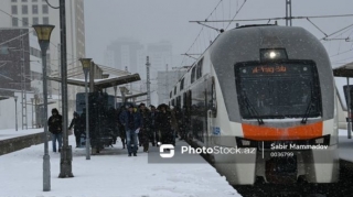 На железнодорожной станции Сумгайыт не работает терминал  - ФОТО
