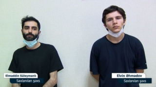 Bakıda iki gənc kitab oğurluğunda ittiham olunur  - FOTO - VİDEO