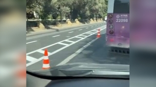 Prospektdəki yeni xətlənmə narazılıq yaratdı - VİDEO