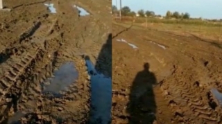 Borclarını ödəməyən sakinlərin yaşadıqları kəndin yolları bərpa olunmur - FOTO