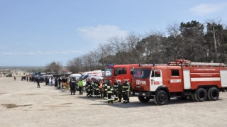 FHN nümunəvi mülki müdafiə məşqi keçirib - FOTO 