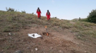 Tovuzda minaatan mərmisi aşkarlandı  - FOTO