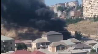 Bakıda güclü yanğın başlayıb