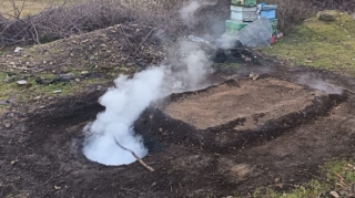 Oğuzda qanunsuz kömür quyuları aşkarlandı - FOTO 