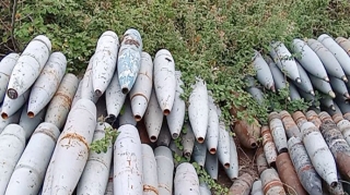 Xocalıda növbəti silah-sursat anbarı aşkar edilib - VİDEO 