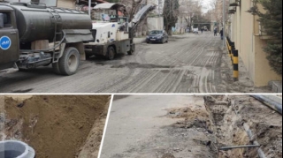 "Azəravtoyol" asfalt çəkir, “Azərsu” sökür - AÇIQLAMA - FOTO-VİDEO 