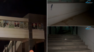 Üzərində şəhid şəkilləri olan yerüstü keçid “bomjl” və narkoman yuvasına çevrilib; piyadalar qorxur - VİDEO   