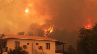 Bodrum və Milasda yanğınlar istilik elektrik stansiyasına yaxınlaşıb