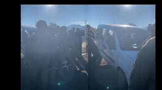 Российский миротворец повредил автомобиль Report автоматом - ОБНОВЛЕНО + ВИДЕО - ФОТО