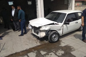 Ucarda zəncirvarı qəza olub - FOTO