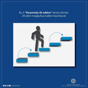 Bu il “Karyerada ilk addım” devizi altında 29 aktiv məşğulluq tədbiri keçiriləcək