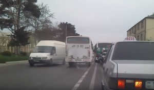 "Protiv" gedən daha bir avtobus sürücüsü - VIDEO