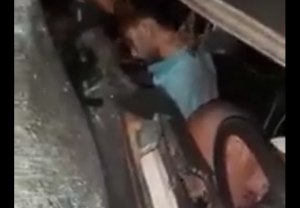 Qaxda 3 nəfərin öldüyü qəzanın dəhşətli VİDEOSU