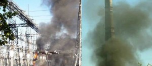 Mingəçevir İES-də yanğın başladı: Alovun qarşısını almaq mümkün deyil – FOTO