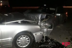 Goranboyda baş verən qəzada 2 nəfər xəsarət alıb 