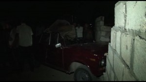 Ağdamda qəza nəticəsində sürücü ağır yaralanıb - FOTO