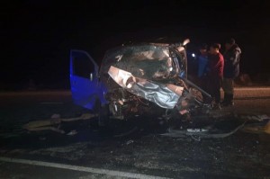 Qırğızıstanda ağır yol qəzası: 7 ölü, 6 yaralı - FOTO