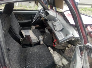 Oğuzda yol qəzası: xəsarət alanlar var - FOTO