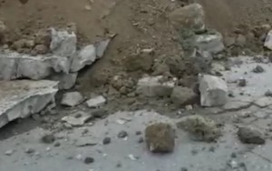 Sürüşmə zonasında yeni uçqunlar baş verir - VİDEO