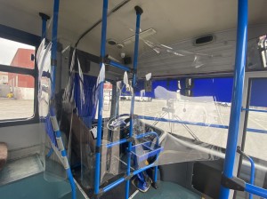 Regionlarda da ictimai nəqliyyat vasitələrində şəffaf arakəsmələr quraşdırılır