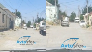 Binəqədidəki bu yolda 5 metr düz asfalt yoxdur - ŞİKAYƏT - VİDEO 