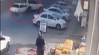 Gəncədə baş verən dəhşətli qəzanın görüntüləri - ANBAAN VİDEO 