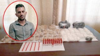 Sərhəddə narkotik gətirən dəstə zərərsizləşdirilib - FOTO 