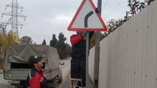 “Siqnal” İdarəsi sürücülər üçün çətinlik yaradan nişanları yenilədi - FOTO