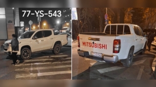 Maşını iki yolun kəsişməsində park edib hamıya narahatlıq yaratdı - FOTO