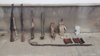 Xocavənddə ermənilərdən qalmış silah-sursat aşkarlanıb  - VİDEO