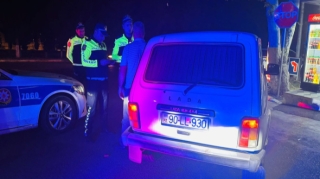 Yol polisindən GECƏ REYDİ:  xeyli sürücü saxlanıldı - FOTO   - VİDEO