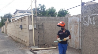 Qaz xəttini dəyişdirmək istəyən sakin abonentləri qazsız qoydu - FOTO 