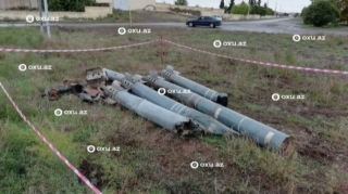 Horadiz şəhərinə atılan raketlər partlamayıb - FOTO 