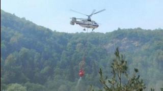  Oğuzda dağlıq ərazidə baş verən yanğın söndürülüb - FHN 