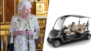 II Yelizaveta qolf arabası aldı