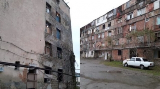 Sumqayıtda qəzalı yataqxana sakinləri:  “Hər gün təhlükədəyik”  - FOTO